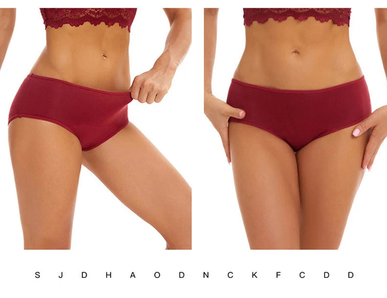 Menstrual Period Underwear for Women Mid Waist Postpartum Ladies Panties Menstrual Leak proof Bikini Bottoms Briefs The Clothing Company Sydney