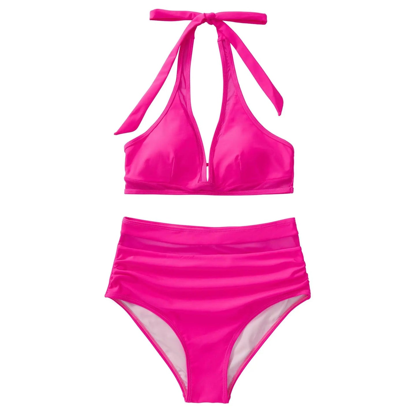 High Waist Push Up Swimsuit Women Black Beachwear Swimwear Adjustable Bathing Suit Bikini Set The Clothing Company Sydney