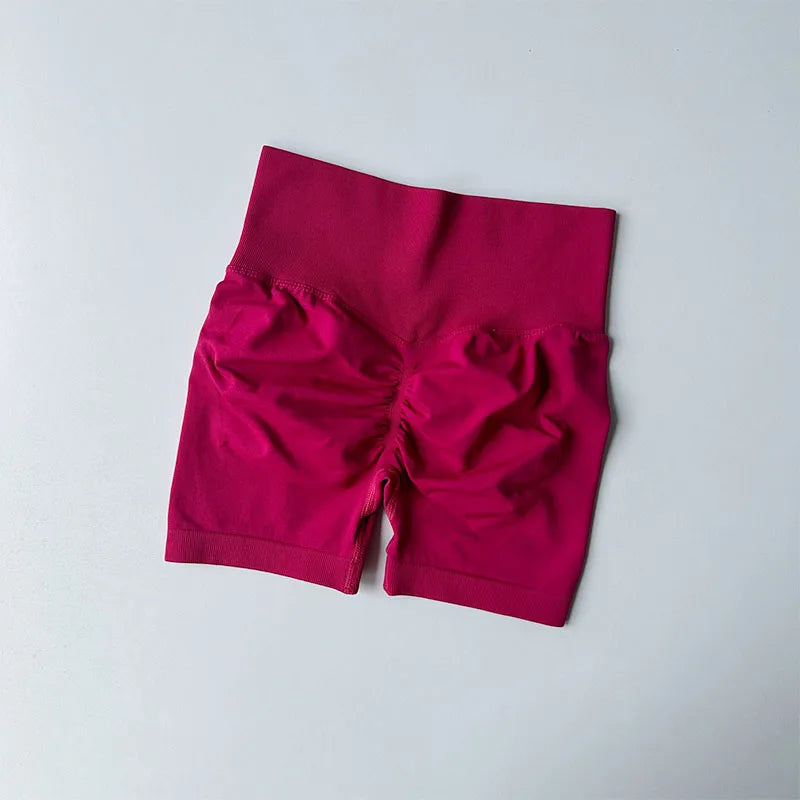 Women's Sports Shorts High Waist Running Yoga Fitness Activewear Shorts - The Clothing Company Sydney