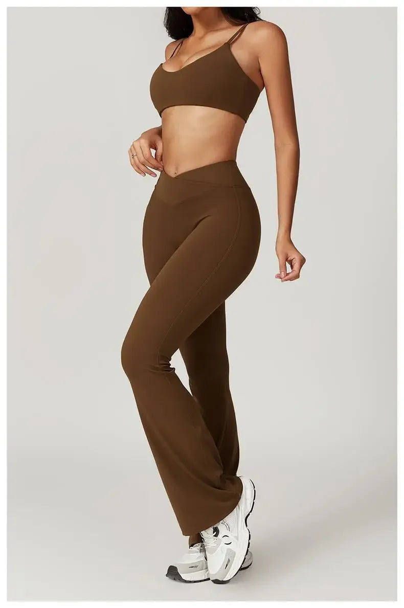 Quick-Dry Yoga 2 Piece Suit Outer Wear Running Sports Short Sleeves Women's Backless Fitness Wear Green Gym Clothing The Clothing Company Sydney