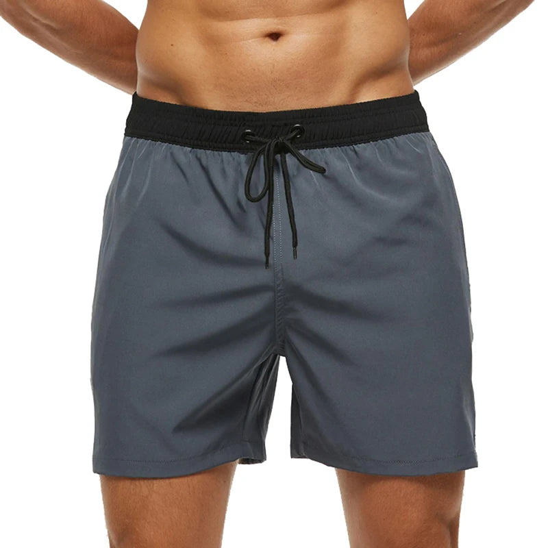Men's Stretch Swim Trunks Quick Dry Beach Shorts With Zipper Pockets and Mesh Lining The Clothing Company Sydney