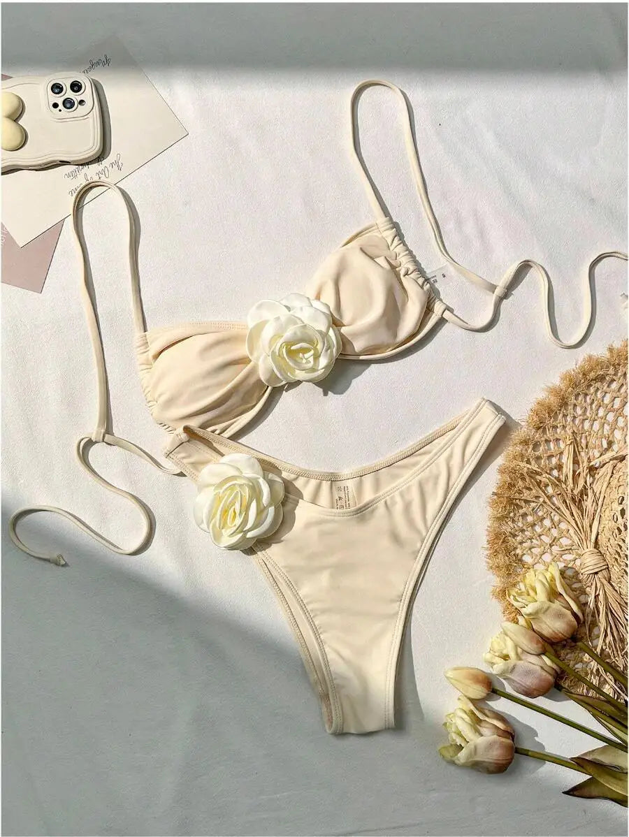 Women's Swimwear 2 Piece Swimsuit Swimming Bathing Suits Brazilian Bikini Set Beachwear Pool Bather