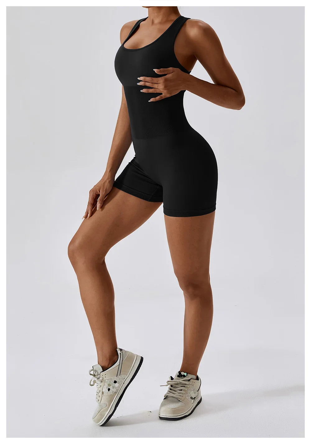 Yoga Set Seamless Gym Clothing Jumpsuit Fitness Sports Suits Workout Outfits For Women One Piece Set Sportswear - The Clothing Company Sydney