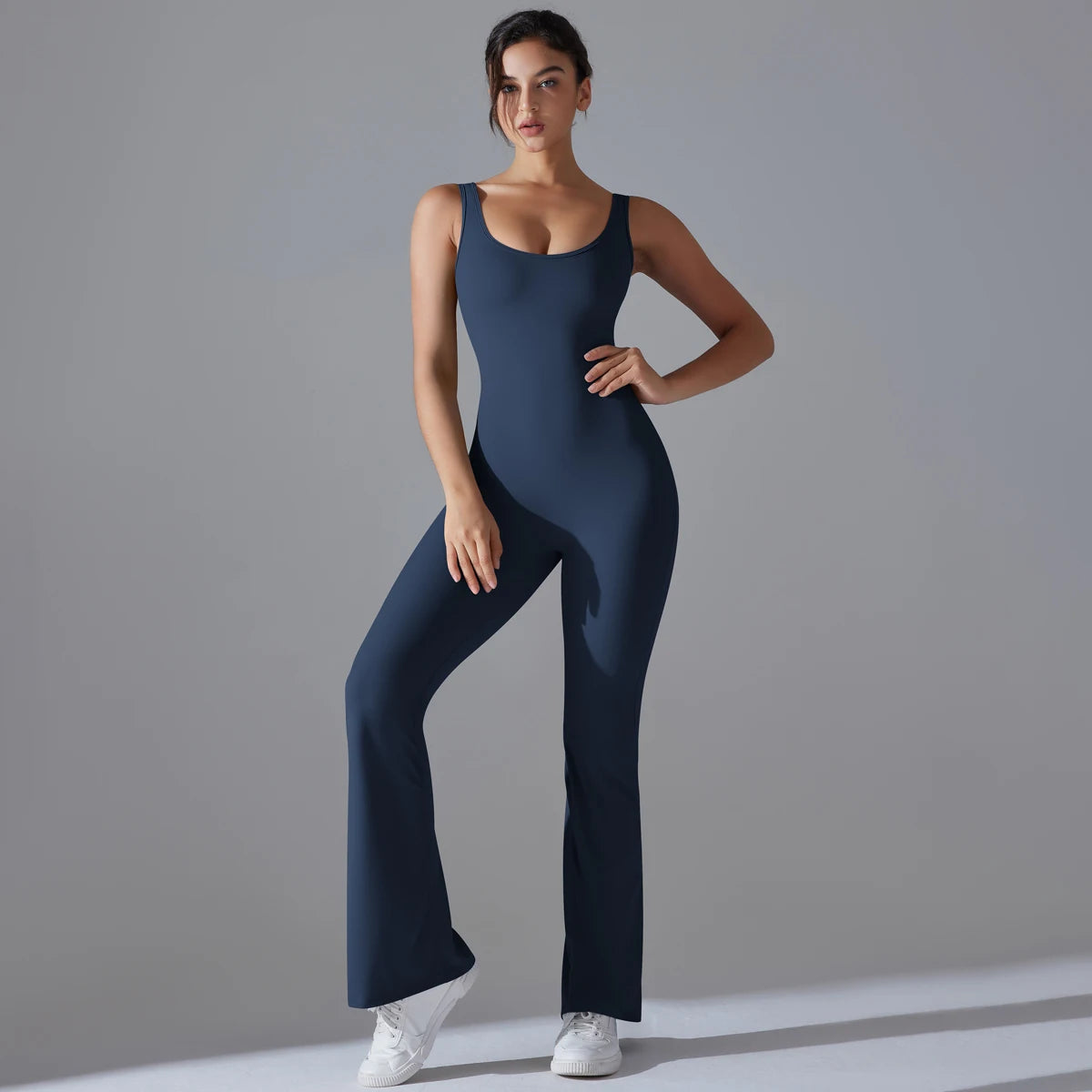 V Back Jumpsuit Gym Set Women Training Yoga Suit Sportswear Sports Fitness Rompers Stretch Workout Bodysuits The Clothing Company Sydney