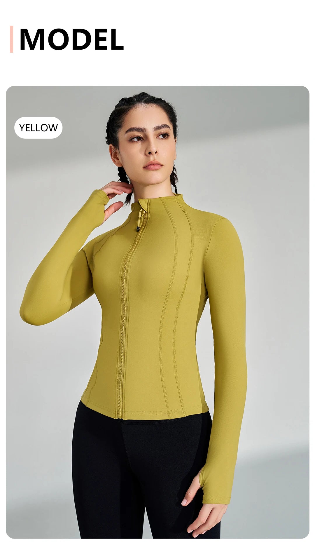 Women's Full Zip Yoga Gym Top Active Jacket The Clothing Company Sydney