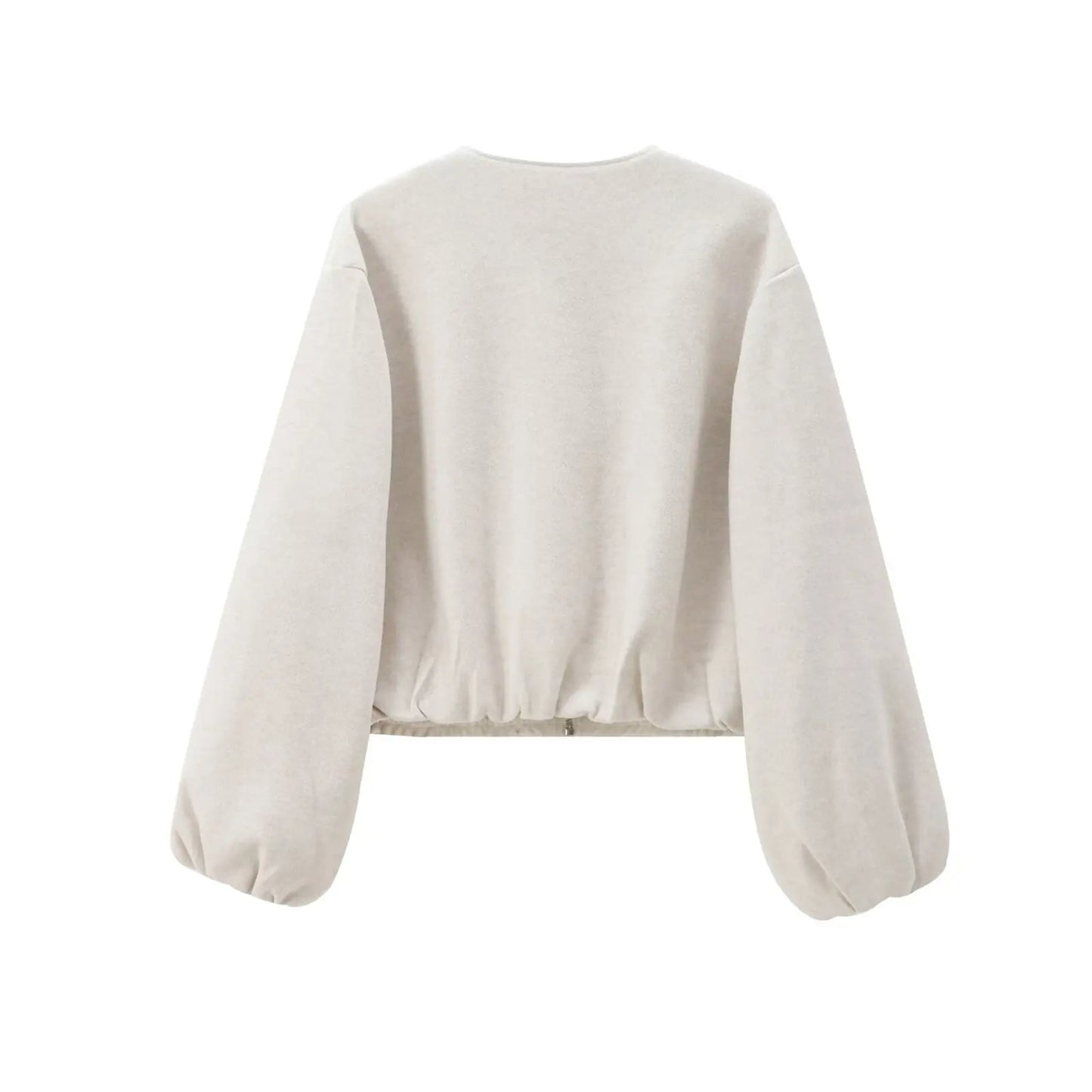 Women's Red Zipper Bomber Jackets Soft Cropped Jackets Long Sleeve Sports Jacket Outerwear The Clothing Company Sydney