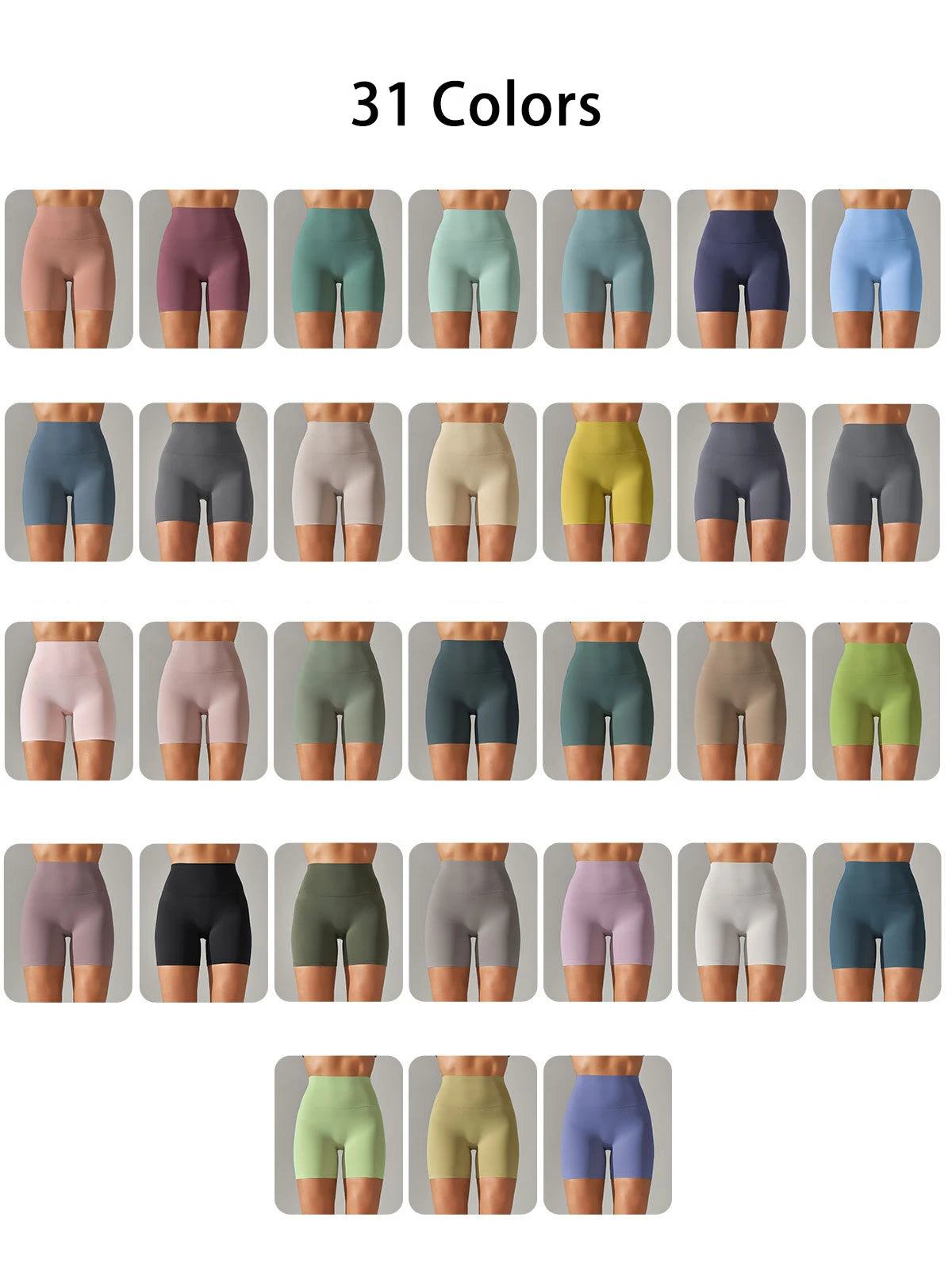 Women's Sports Short Yoga Legging Shorts Squat Proof High Waist Fitness Tight Shorts Quick Drying Cycling Workout Gym Shorts The Clothing Company Sydney