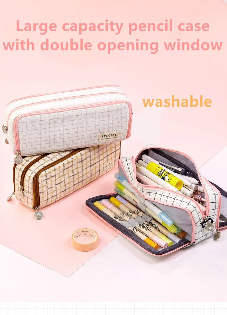 Large Capacity Pencil Case Cute Pencil Cases Student Pen Case Big School Supplies Stationery Pencil Bags Box Pencil Pouch The Clothing Company Sydney