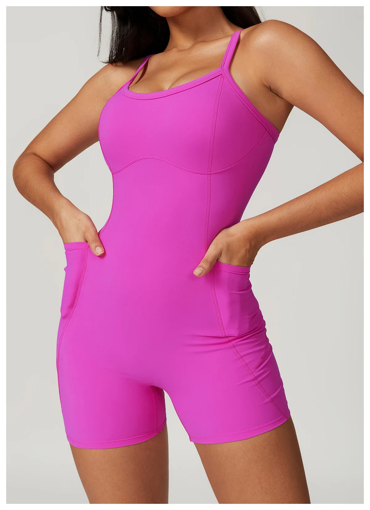 Women's Cross Strap Romper Backless Set Fitness Bodysuit Sportswear Gym Clothes Jumpsuit One-piece Playsuit Yoga Suit - The Clothing Company Sydney