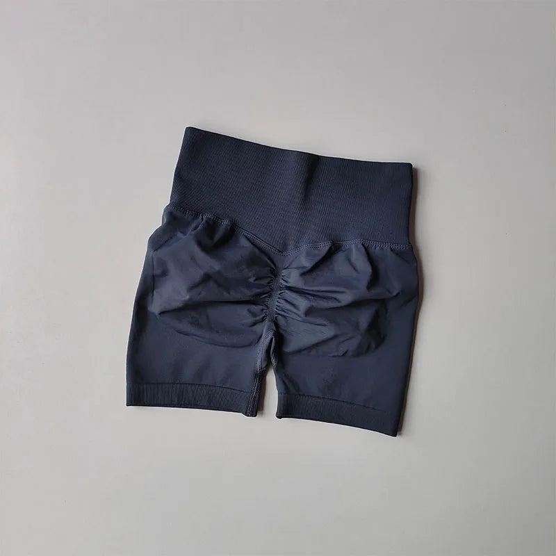 Women's Sports Shorts High Waist Running Yoga Fitness Activewear Shorts - The Clothing Company Sydney