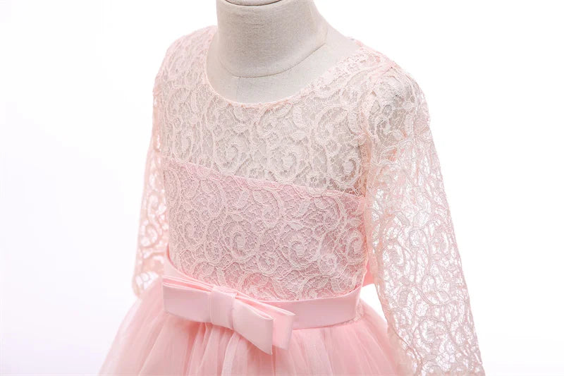 Girls Teenage Princess Dress Party Ball Gown Wedding Lace Kids Christmas Bridesmaid Costume Birthday Party Dress - The Clothing Company Sydney
