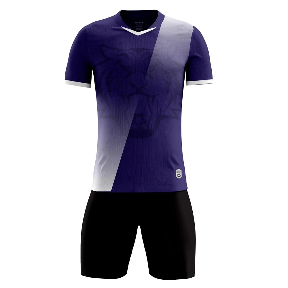 Men's Women's Kids Football Jersey Shorts Set Custom Soccer Uniform Outfit Kids School Team Training Kit The Clothing Company Sydney