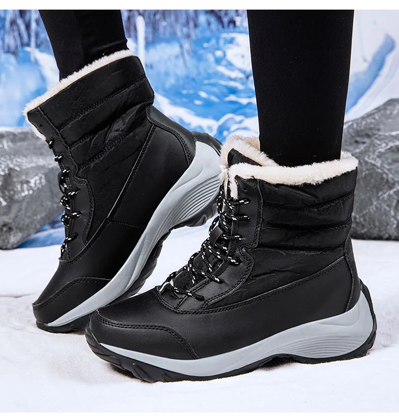 Women's Fur Winter Snow Ankle Boots The Clothing Company Sydney