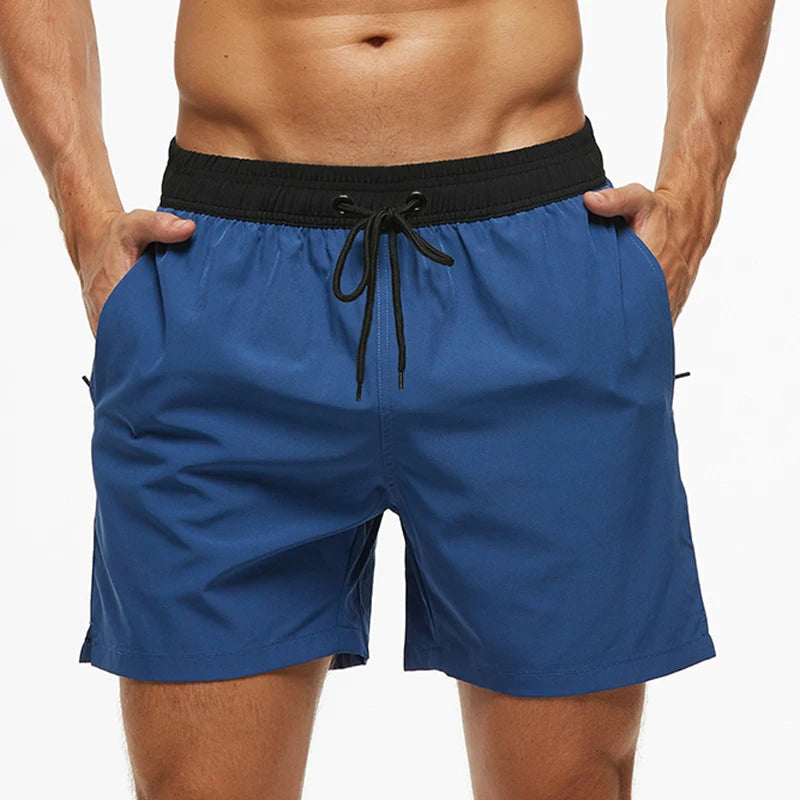 Men's Summer Swimming Board Shorts Sport Breathable Elastic Waist Mesh Liner With Pocket Shorts Swim Trunks The Clothing Company Sydney