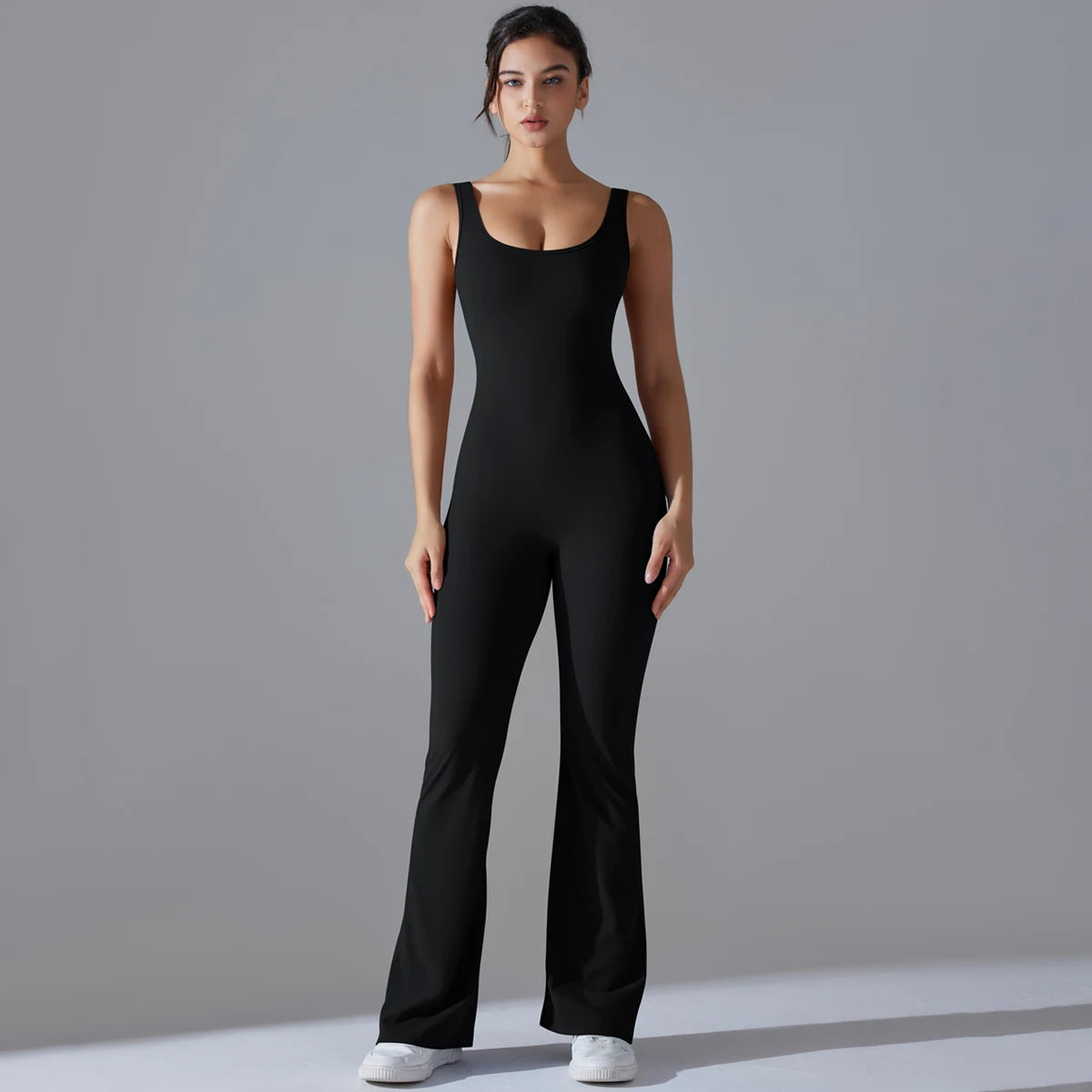V Back Jumpsuit Gym Set Women Training Yoga Suit Sportswear Sports Fitness Rompers Stretch Workout Bodysuits The Clothing Company Sydney