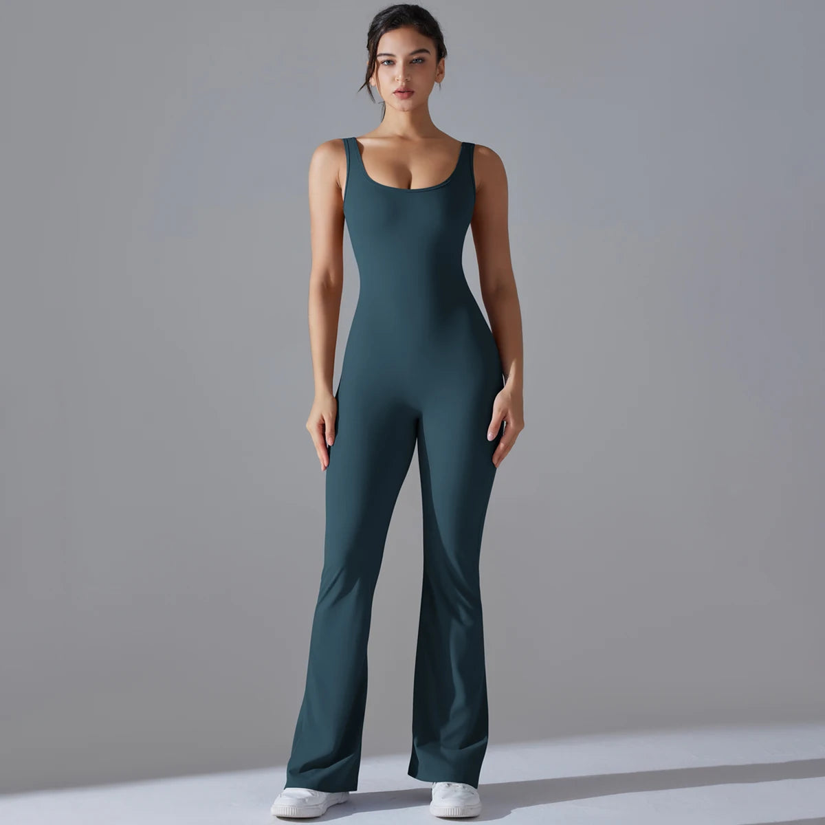 V Back Jumpsuit Gym Set Women Training Yoga Suit Sportswear Sports Fitness Rompers Stretch Workout Bodysuits The Clothing Company Sydney