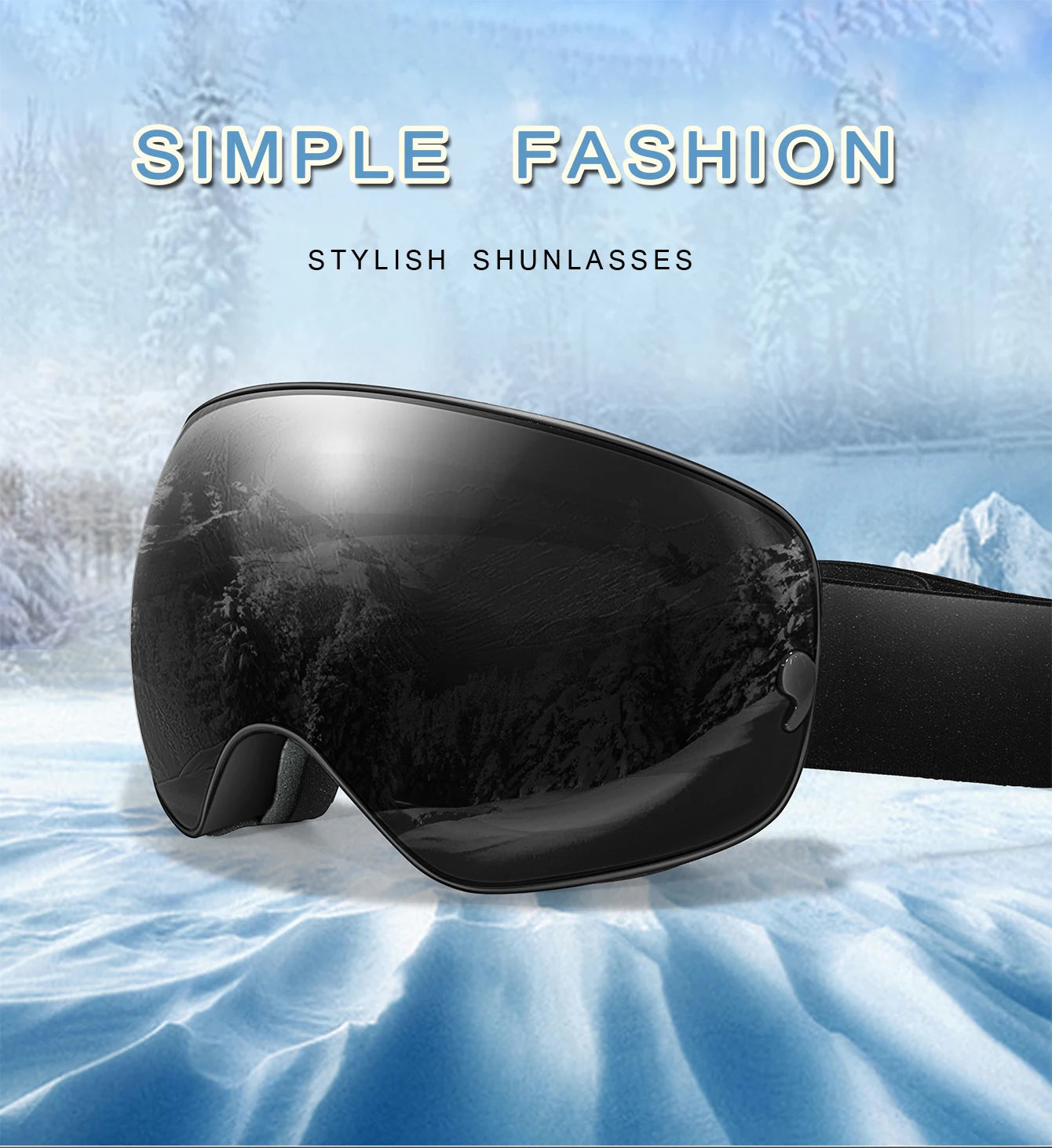 Unisex Ski Snow UV Goggles The Clothing Company Sydney