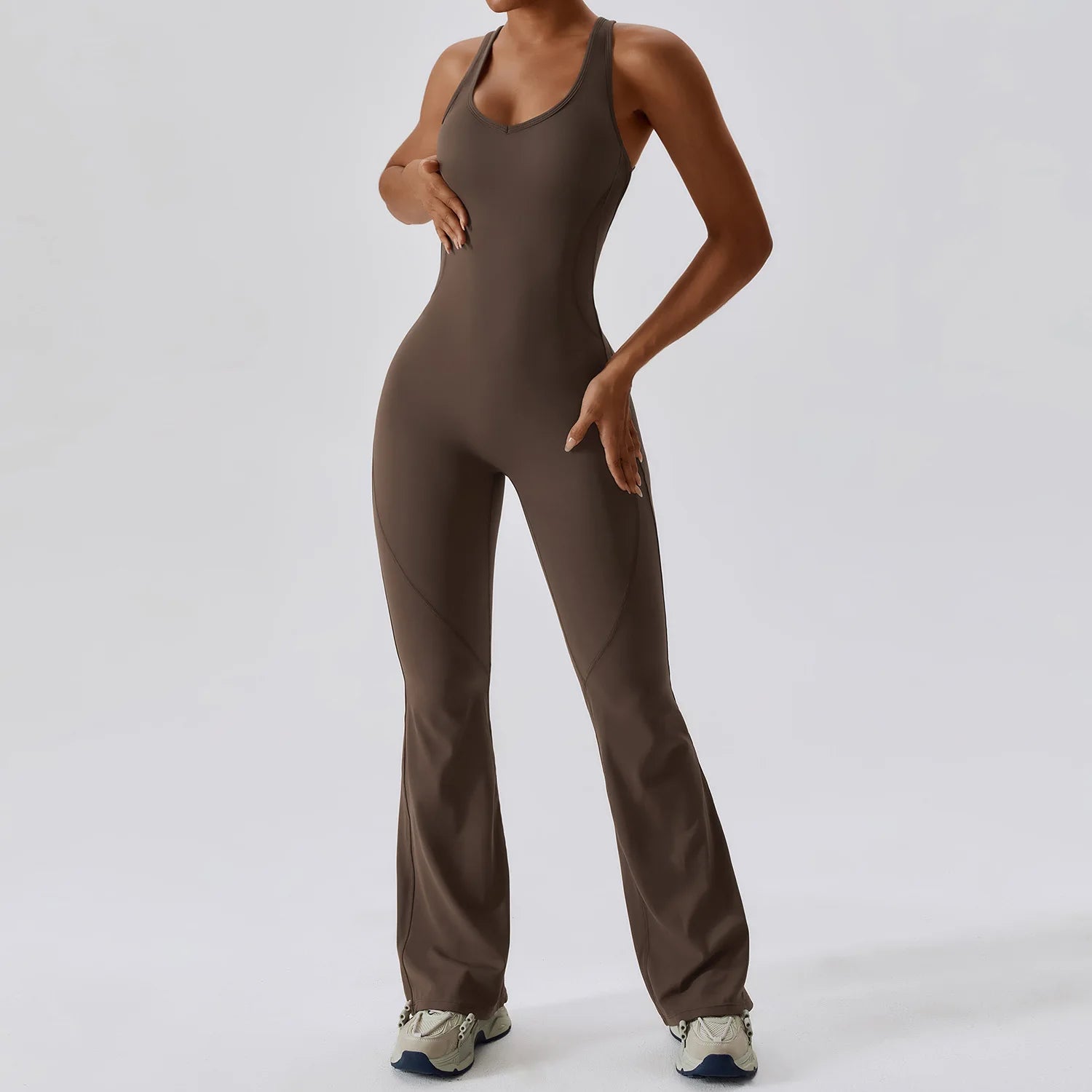 One Piece Yoga Jumpsuit Outfit Fitness Bodysuit Workout Clothes Sportwear Women's Buttock lifting Set Activewear The Clothing Company Sydney