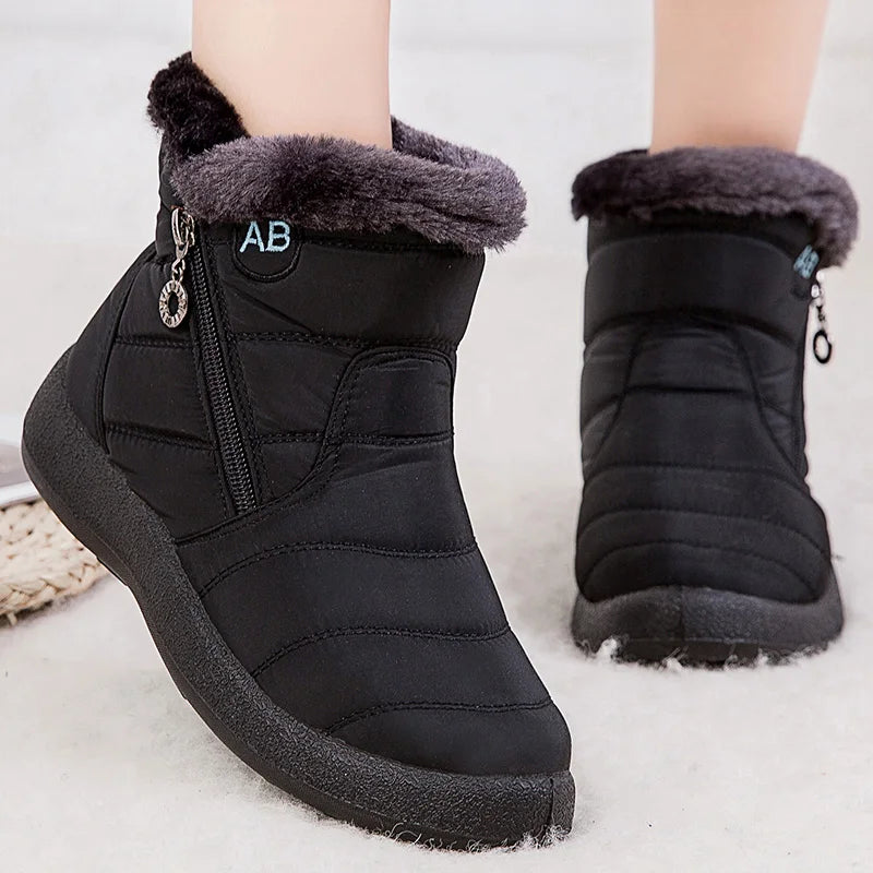 Women’s Winter Snow Boots – Warm Fur Ankle Shoes The Clothing Company Sydney
