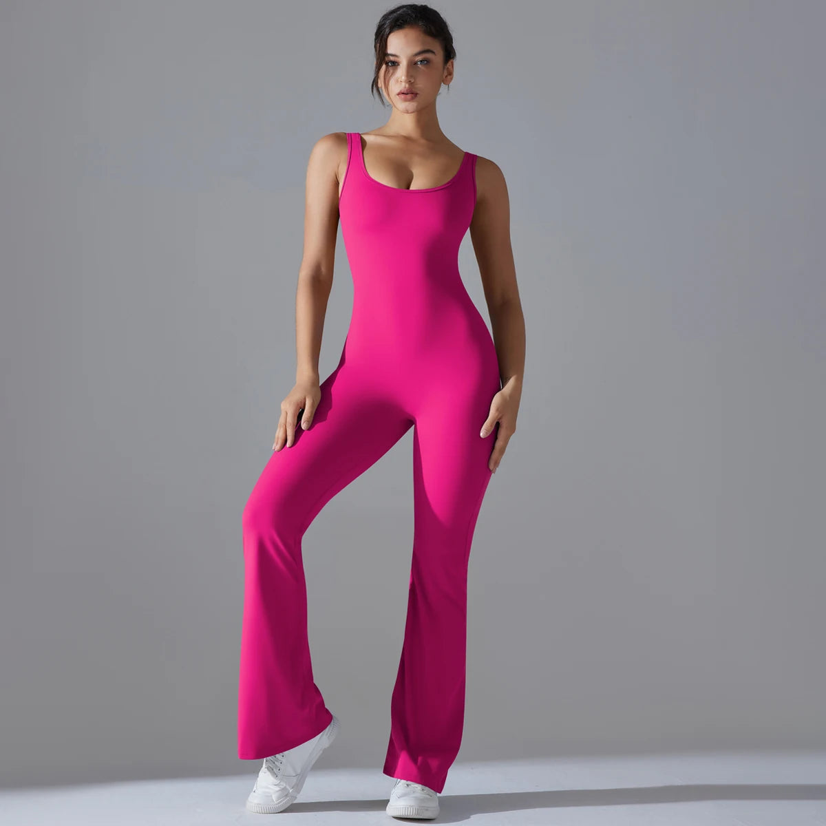 V Back Jumpsuit Gym Set Women Training Yoga Suit Sportswear Sports Fitness Rompers Stretch Workout Bodysuits The Clothing Company Sydney
