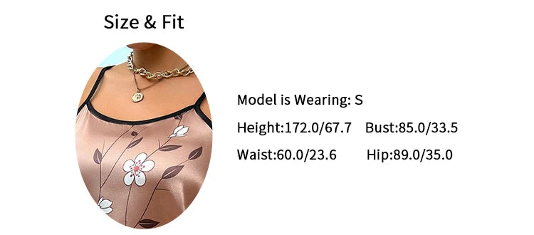 Women's Nightgown Satin Floral Print Spaghetti Strap Sleepwear Dress Luxurious Satin Slip Nightdress The Clothing Company Sydney