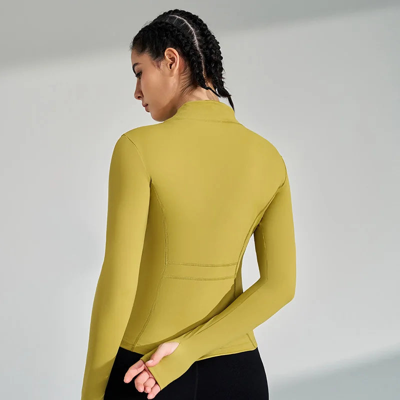 Women's Full Zip Yoga Gym Top Active Jacket The Clothing Company Sydney