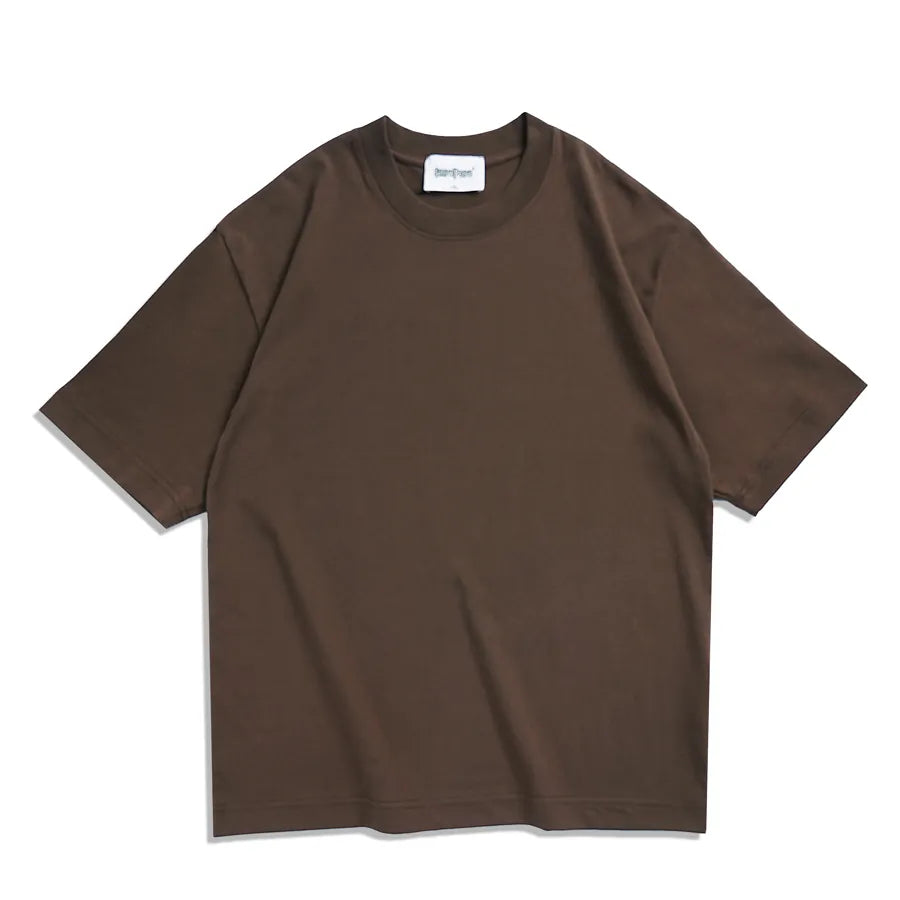 Oversized Summer T shirts for Women Men Brown Casual Streetwear Tees Unisex Basic Solid Cool Tops The Clothing Company Sydney