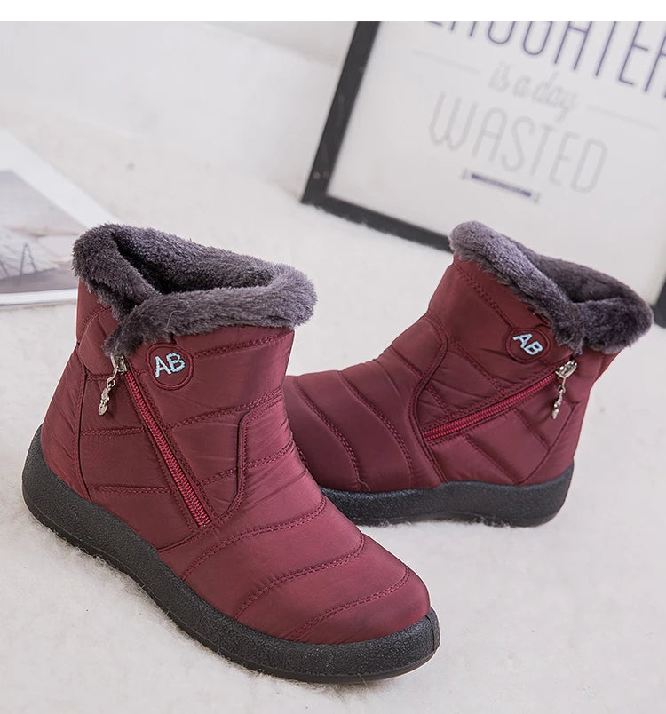 Women’s Winter Snow Boots – Warm Fur Ankle Shoes The Clothing Company Sydney