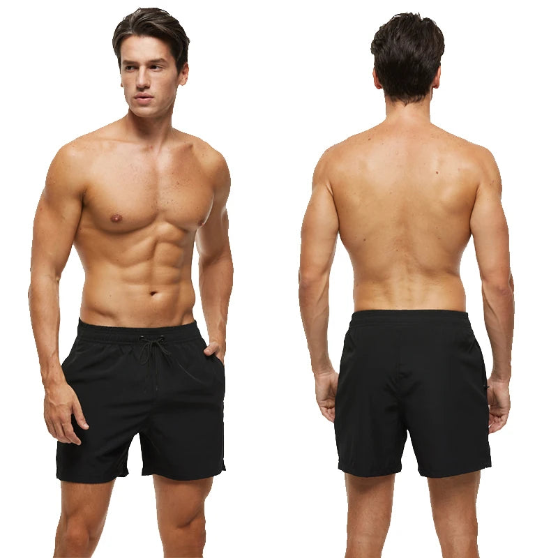 Men's Summer Swimming Board Shorts Sport Breathable Elastic Waist Mesh Liner With Pocket Shorts Swim Trunks The Clothing Company Sydney