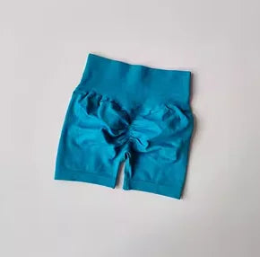 Women's Sports Shorts High Waist Running Yoga Fitness Activewear Shorts - The Clothing Company Sydney