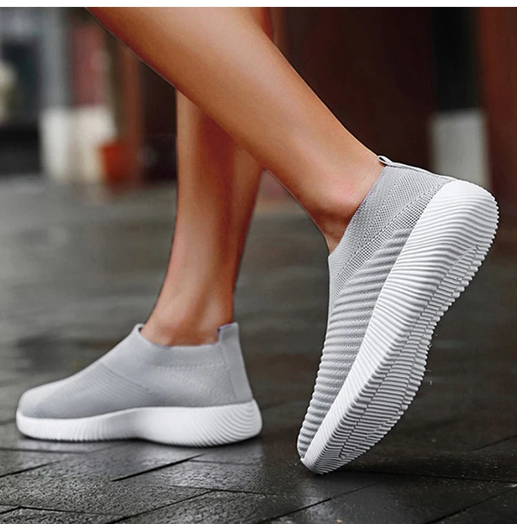 Fashion Casual Shoes Comfortable Soft Sneakers Women Slip On Sock Shoes For Women Ladies Flat Shoes The Clothing Company Sydney