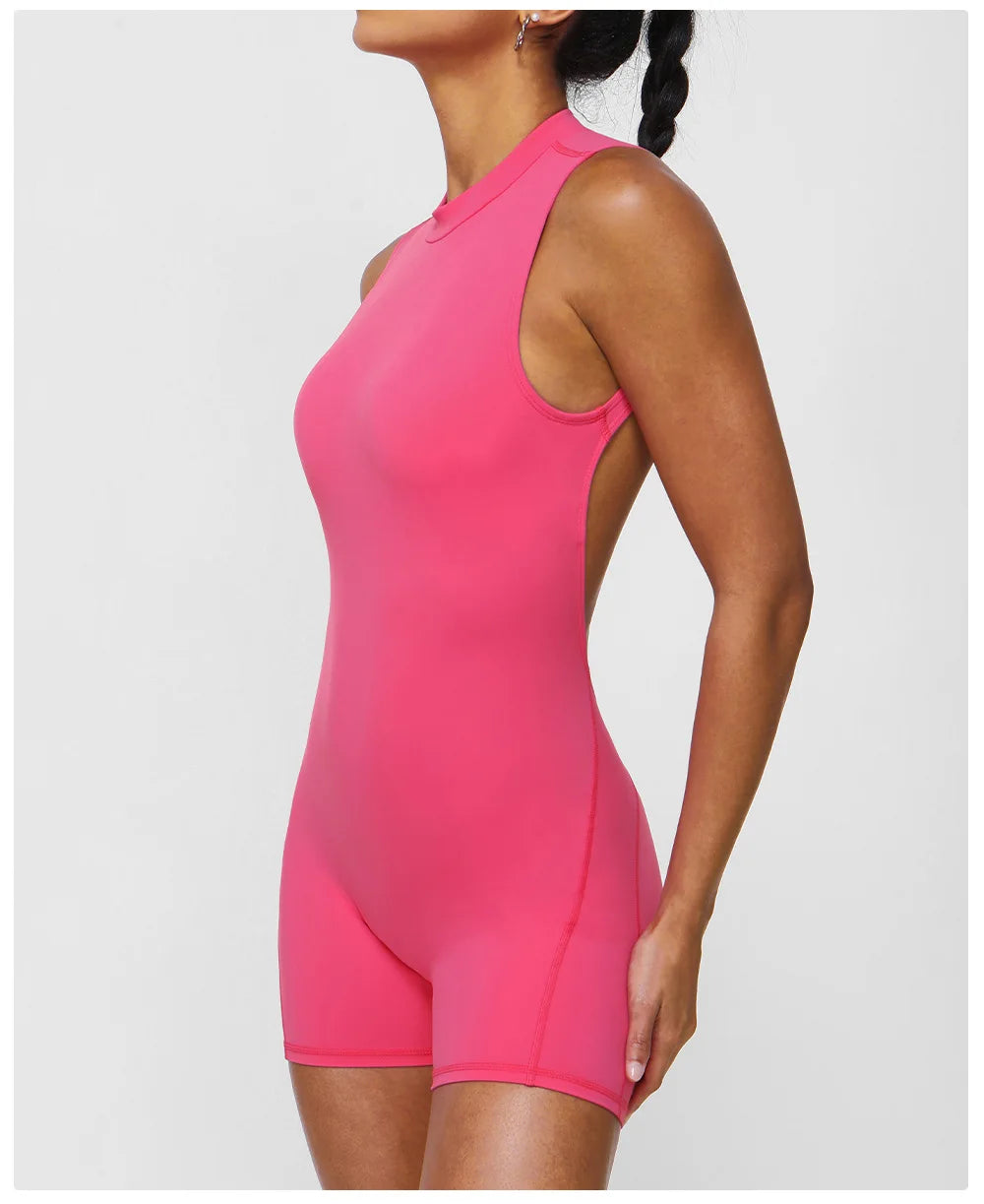 Women's Tracksuit Yoga Set One Piece Fitness Workout Rompers Sportswear Gym Set Workout Clothes Jumpsuit - The Clothing Company Sydney