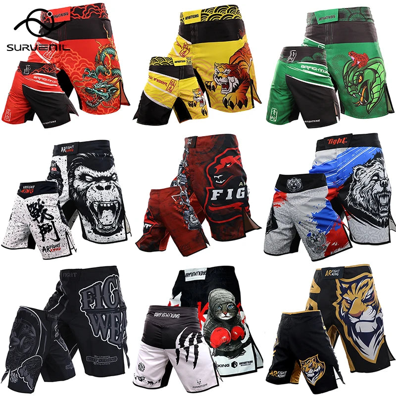 MMA Shorts Tiger Muay Thai Pants Kickboxing Boxing Training Trunks Fitness Gym Mixed Martial Arts Jiu Jitsu Fight Wear The Clothing Company Sydney