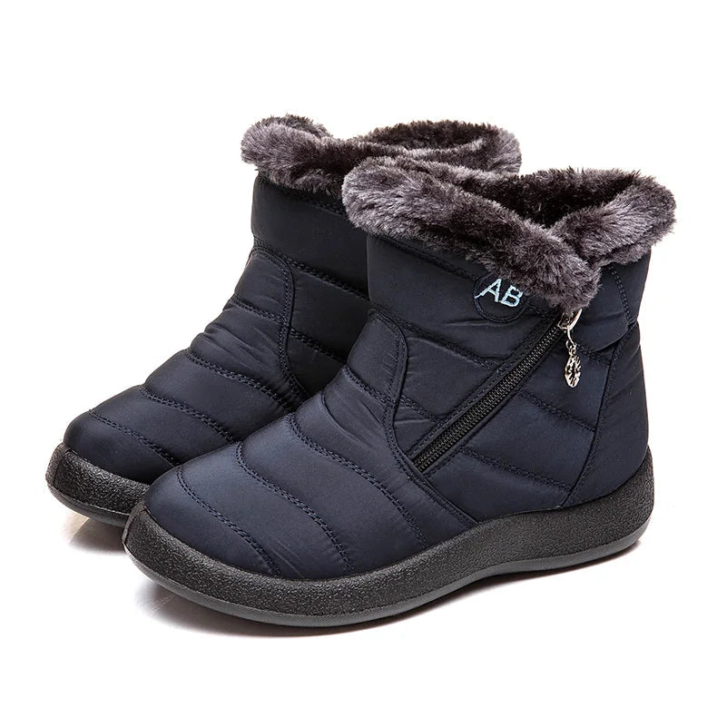 Women's Winter Ankle Boots Snow Low Heels Winter Footwear The Clothing Company Sydney