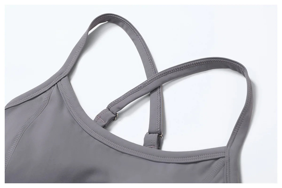 Women's Cross Strap Romper Backless Set Fitness Bodysuit Sportswear Gym Clothes Jumpsuit One-piece Playsuit Yoga Suit - The Clothing Company Sydney