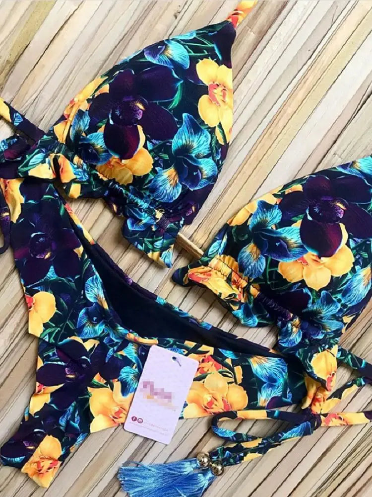 Women's Beachwear Sexy Bikinis Set Hot Sport Swimwear Push-Up Padded Swimsuit Exquisite Bather Swimwear The Clothing Company Sydney