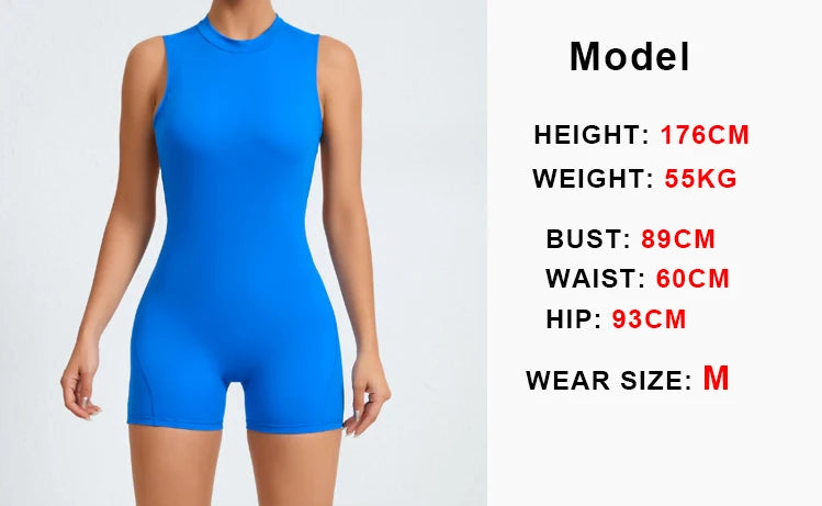 Hollow Backless Gym Bodycon Short Jumpsuit Playsuit Women One Piece Sport Outfit Yoga Romper Fitness Gear - The Clothing Company Sydney