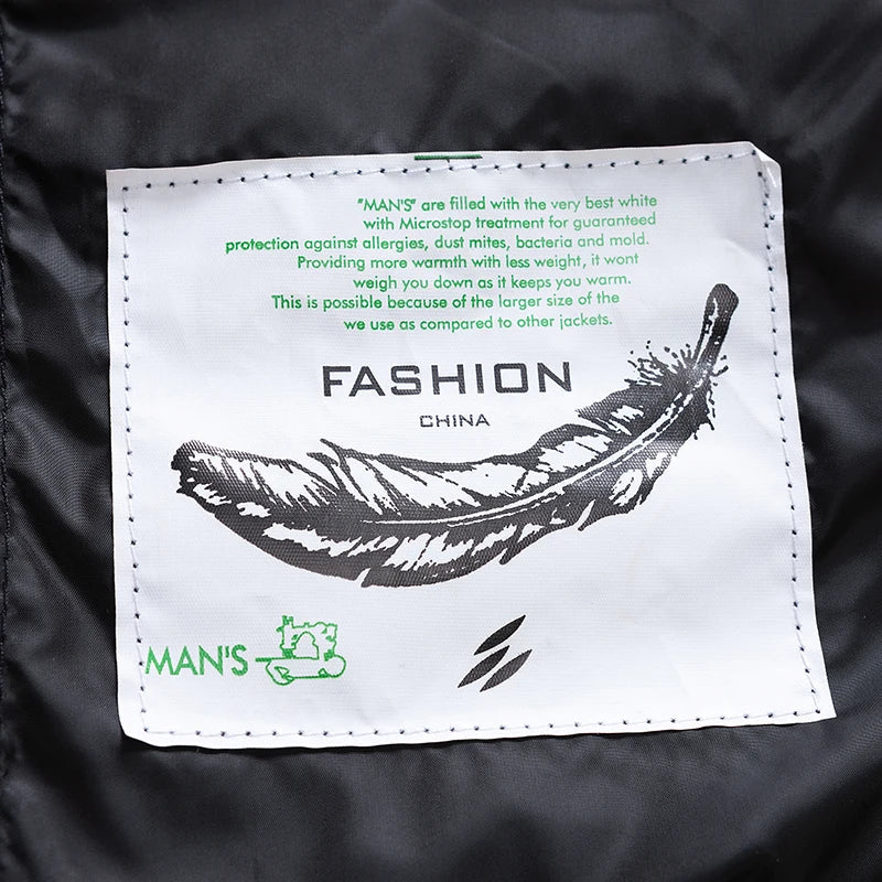 Mens Hooded Casual Puffer Down Jacket The Clothing Company Sydney