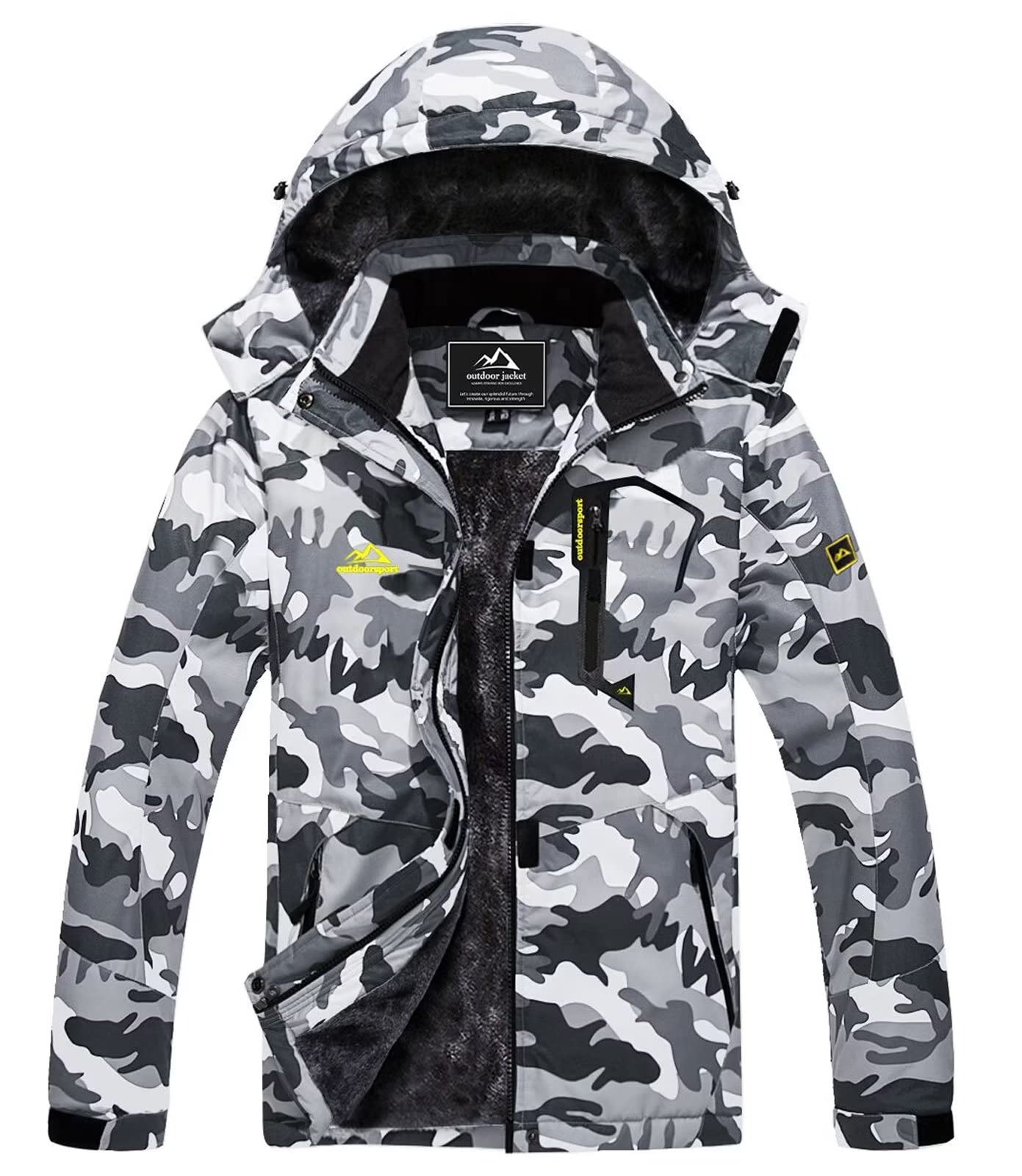 Winter Fashion Ski Snowboard Jacket Women's Thermal Fleece Waterproof Fish Casual Work Rain Jacket Coat Windbreaker Parka The Clothing Company Sydney