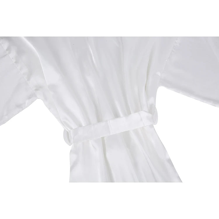 Champagne bathrobe bride bridal party sister team shower sleepwear bridesmaid wedding short robes - The Clothing Company Sydney