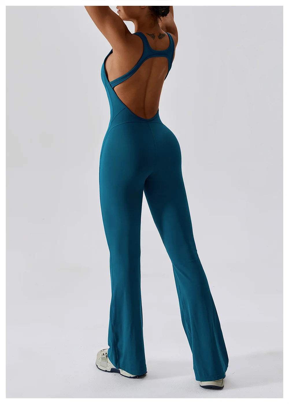 One Piece Yoga Jumpsuit Outfit Fitness Bodysuit Workout Clothes Sportwear Women's Buttock lifting Set Activewear The Clothing Company Sydney