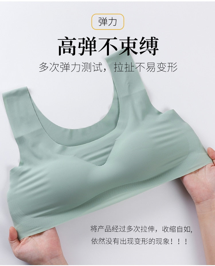 Ice Silk Bras Push Up Sports Bralette Emulsion Pad Sleep Bralette Lingerie Underwear The Clothing Company Sydney