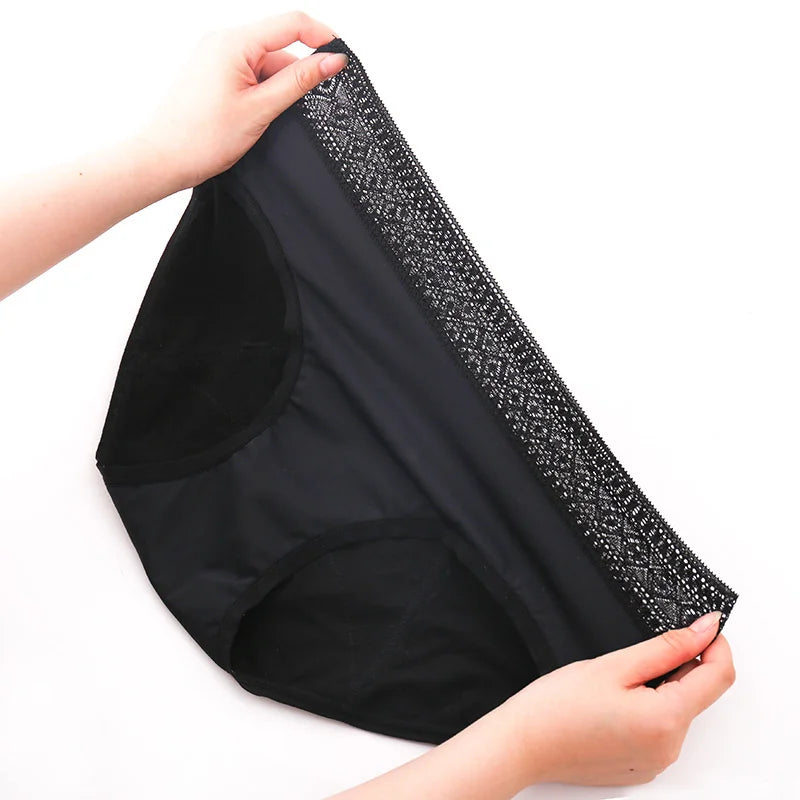 Menstrual Panties For Women Period Underwear 4 Layer Plus Size Heavy Flow Absorbency Leakproof Physiological Sanitary Lingerie - The Clothing Company Sydney