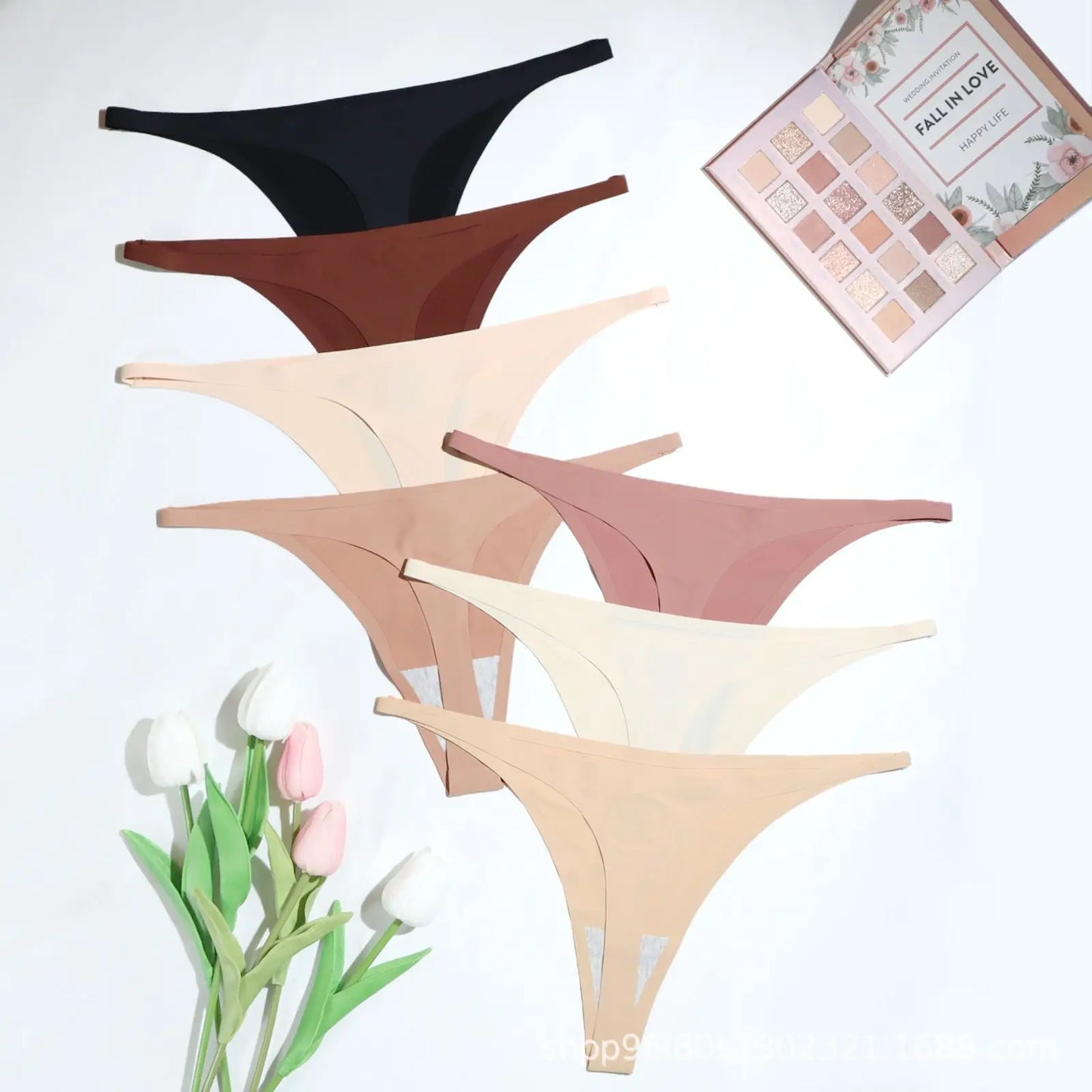 Ice Silk Seamless Panties For Women Soft Thin Band Thongs Woman Satin Underwear Female Bikini Panties G String The Clothing Company Sydney