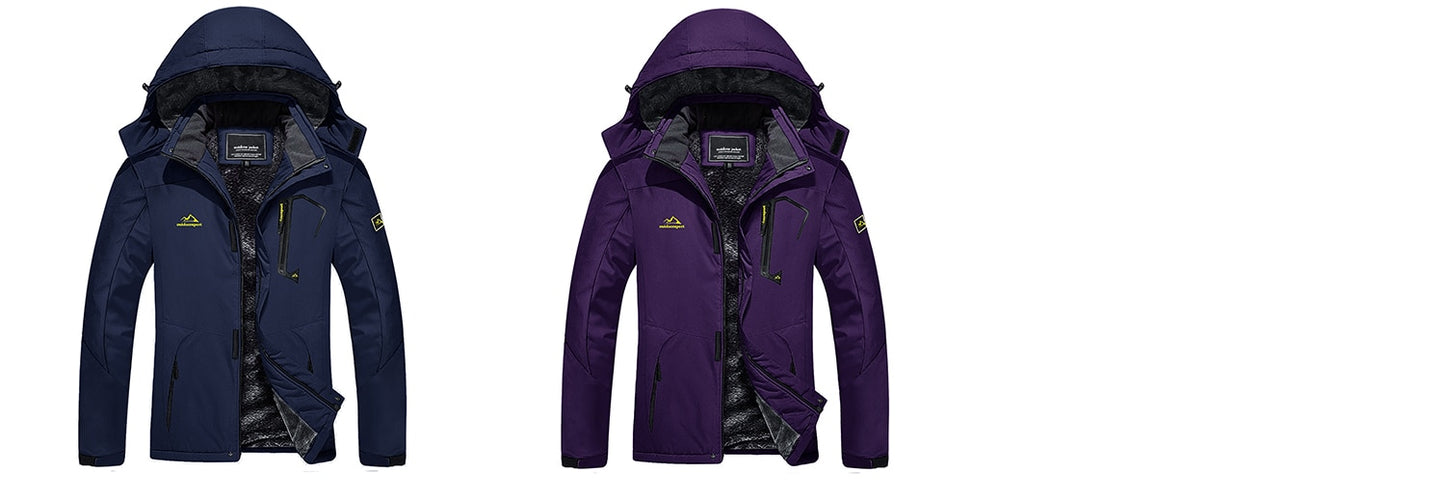 Winter Fashion Ski Snowboard Jacket Women's Thermal Fleece Waterproof Fish Casual Work Rain Jacket Coat Windbreaker Parka The Clothing Company Sydney