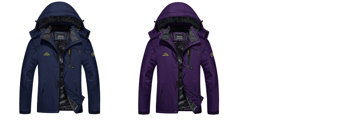 Winter Fashion Ski Snowboard Jacket Women's Thermal Fleece Waterproof Fish Casual Work Rain Jacket Coat Windbreaker Parka The Clothing Company Sydney