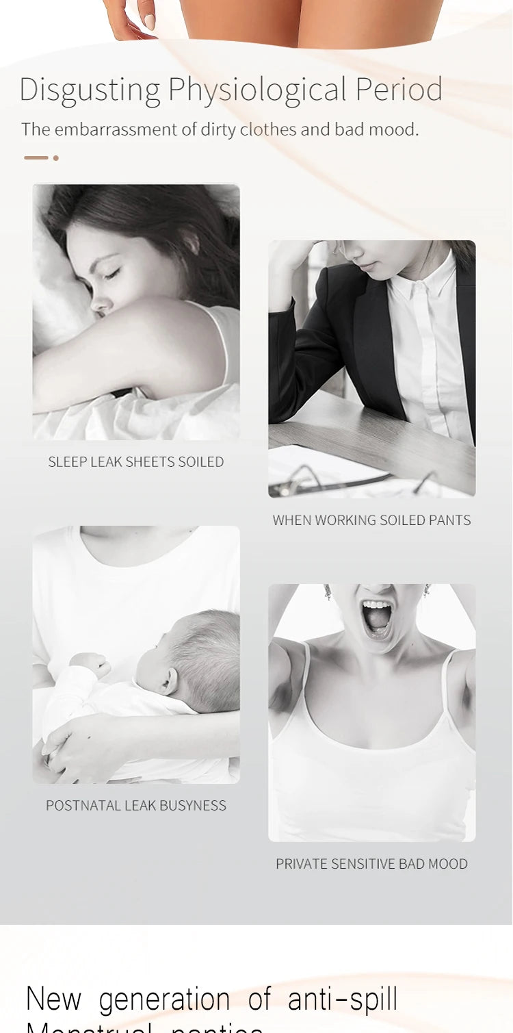 Bikini Menstrual Swimsuit Period Panties Women's Beach Period Swimwear Plus Size Absorbent Pad Panties Swim Bottom - The Clothing Company Sydney