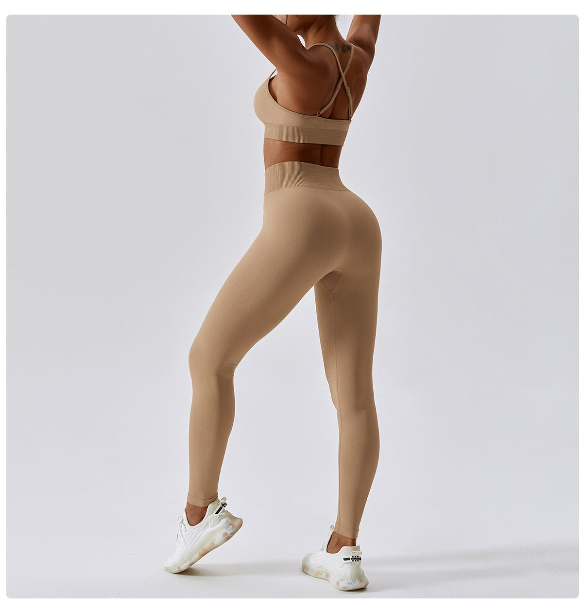 Seamless Athletic Wear Women Yoga Set 2 Piece Workout Tracksuit Sport Bra Gym Suits Fitness High Waist Running Leggings Sports Sets The Clothing Company Sydney