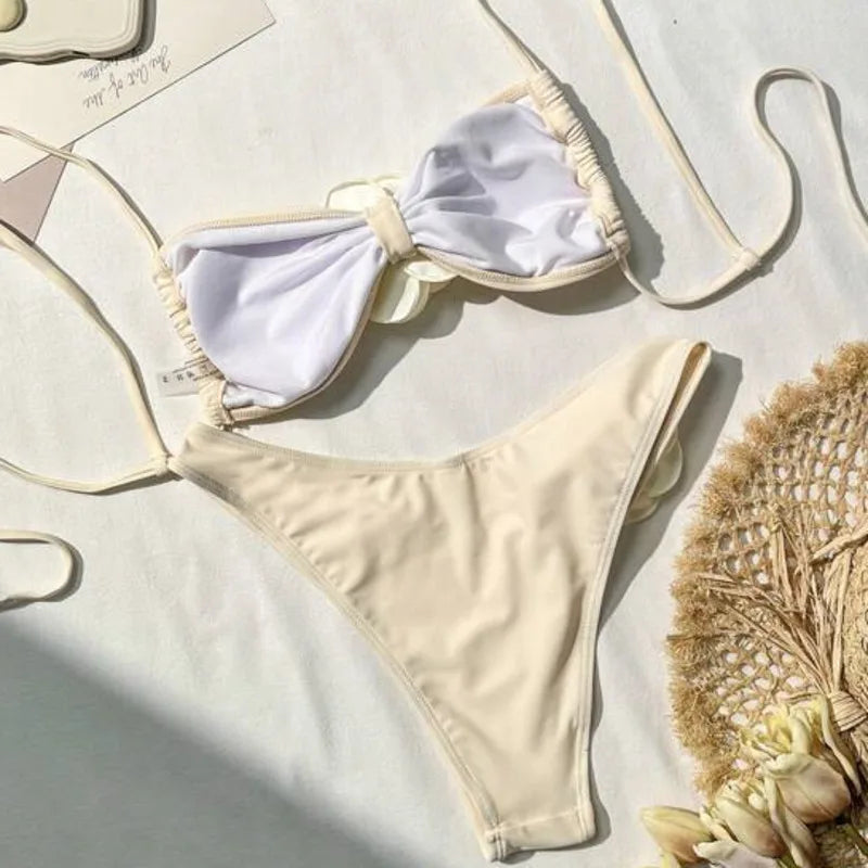 Women's Swimwear 2 Piece Swimsuit Swimming Bathing Suits Brazilian Bikini Set Beachwear Pool Bather