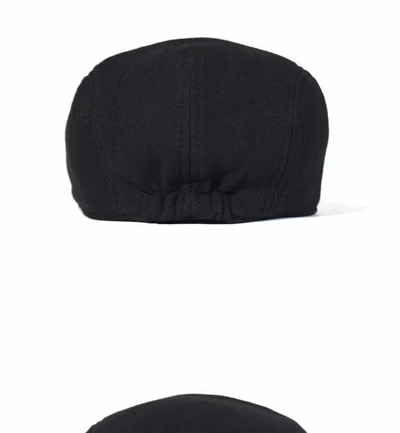 Men Women Beret Cotton Soft Top Casual Beanie Retro Newsboy Cap Peak Cap Driver Golf Hat - The Clothing Company Sydney